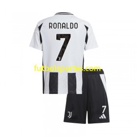 Camiseta Juventus Cristiano Ronaldo 7 Niño Primera Equipación 2024/2025